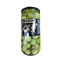 Lọ oliu xanh Bernal ngâm tỏi ớt nhập khẩu nguyên lọ từ Tây Ban Nha (685g)
