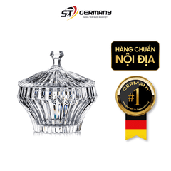 Thố Rogaska Crown Jewel 19 cm màu trắng