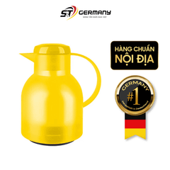 Bình giữ nhiệt EMSA Samba Quick Press 1L màu vàng