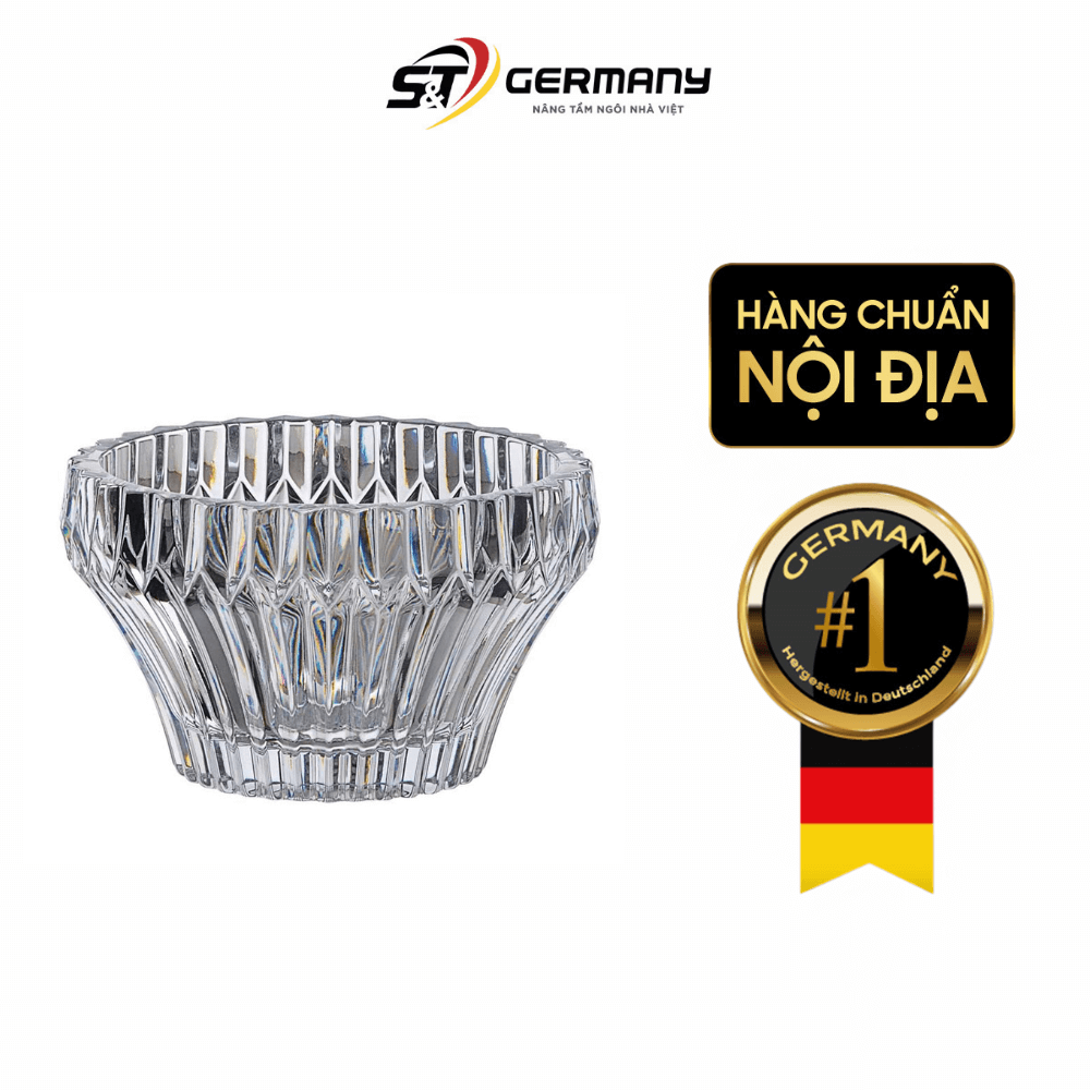 Tô Rogaska Crown Jewel 12 cm màu trắng