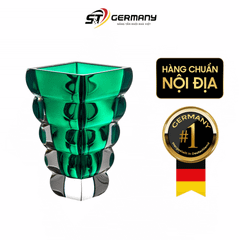 Bình hoa pha lê Rogaska Adria 25cm màu xanh lá