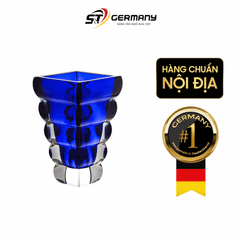 Bình hoa pha lê Rogaska Adria 25cm màu xanh dương