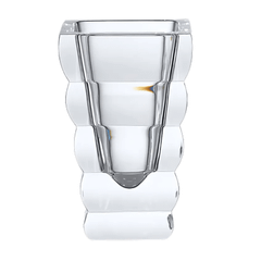 Bình hoa pha lê Rogaska Adria 12cm màu trắng