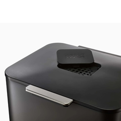 Thùng rác phân loại và khử mùi 3 ngăn Joseph Joseph Totem Max 60L (Carbon Black) 30106