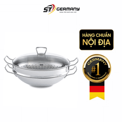 Chảo sâu lòng Fissler Nanjing 36cm kèm xửng hấp
