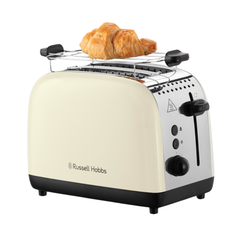 Máy nướng bánh mì Russell Hobbs Colours Plus 1600W màu kem