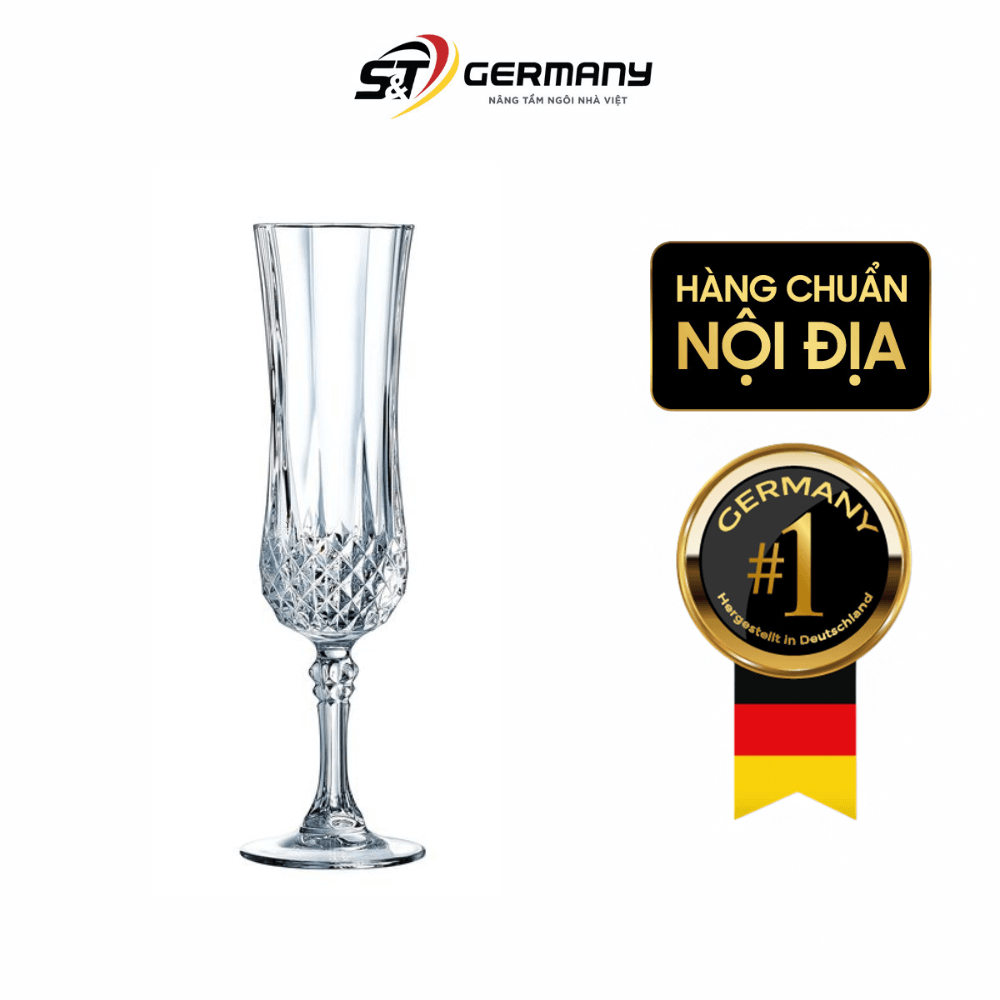 Set 6 ly champagne Longchamp 120ml