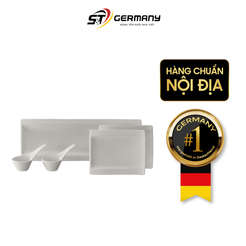 Set 5 món đựng đồ ăn Villeroy & Boch NewWave Antipasti made in Germany
