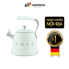 Ấm đun từ thổi sáo SMEG CKLW2001PG màu xanh bạc hà