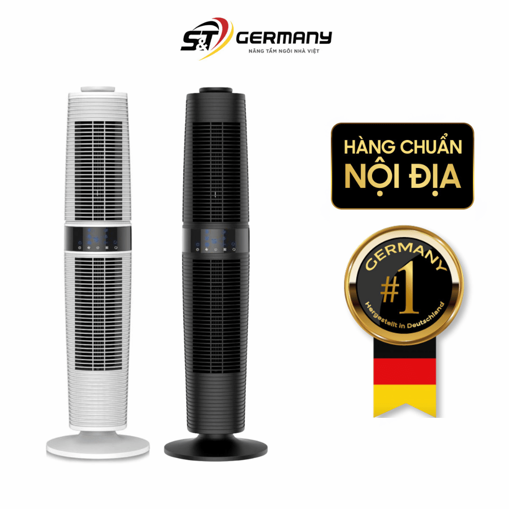 Quạt tháp UNOLD Super air Smart 360 màu đen/ trắng