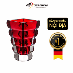 Bình hoa pha lê Rogaska Adria 25cm màu đỏ