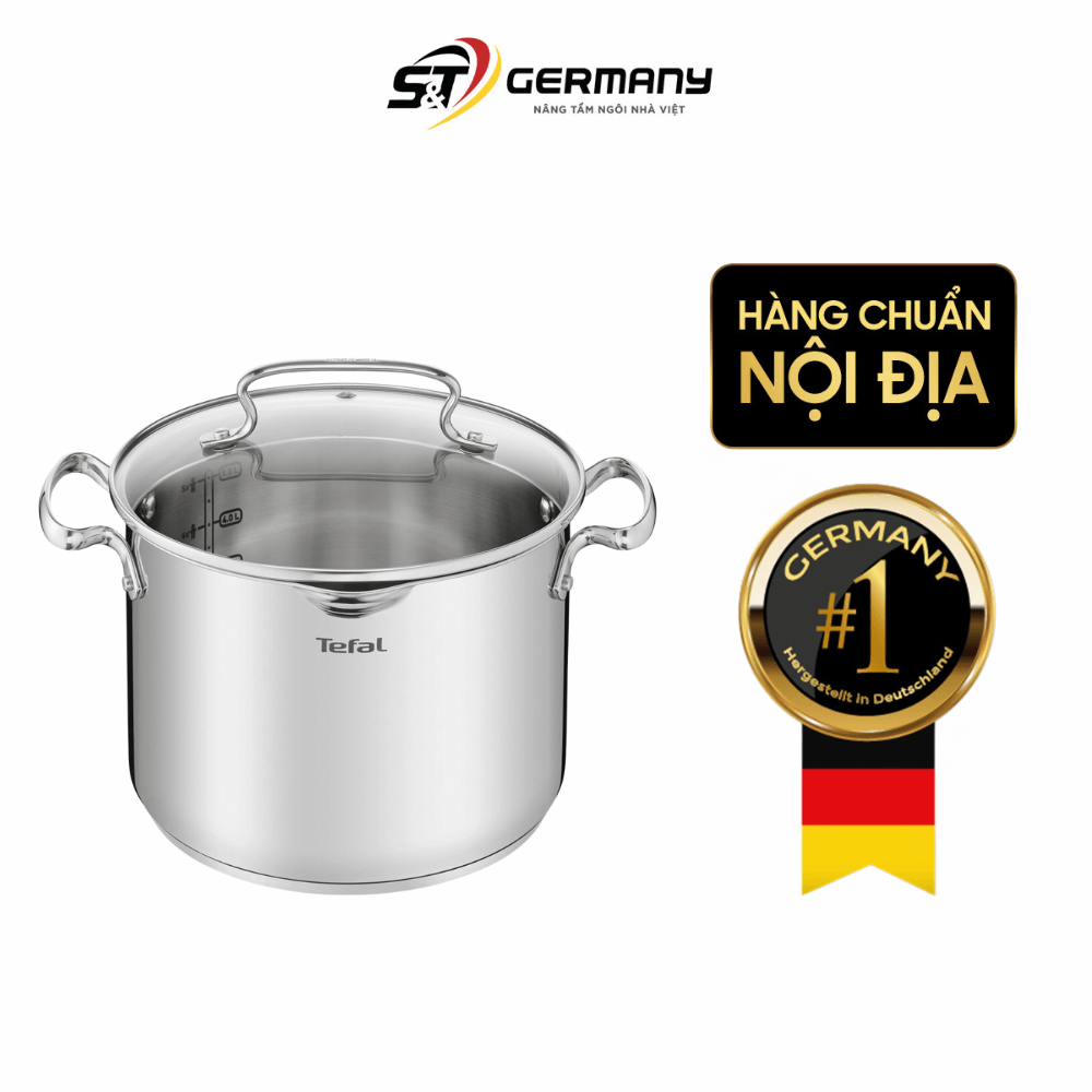 Nồi inox thân cao Tefal Duetto Plus 22cm 6,1L