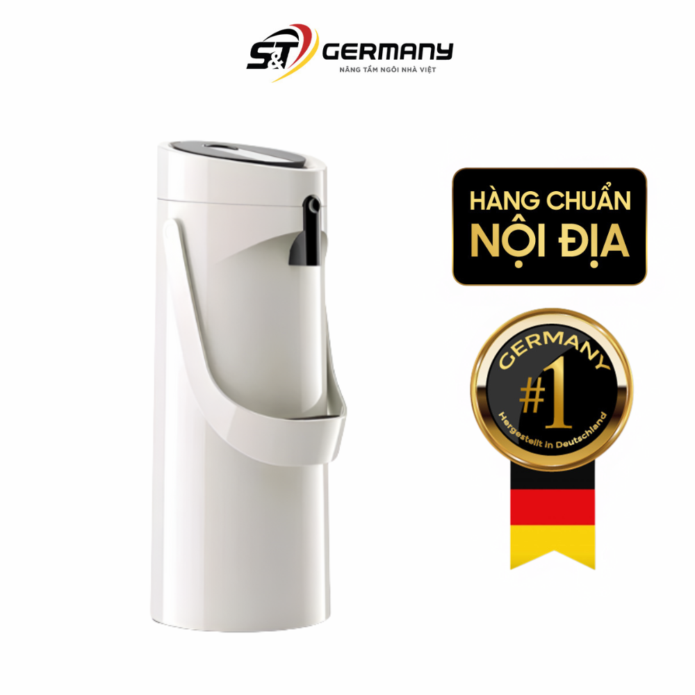 Phích giữ nhiệt Emsa Ponza 1,9L màu trắng