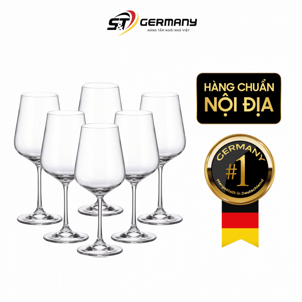 Bộ 6 ly vang Bohemia Strix 450ml