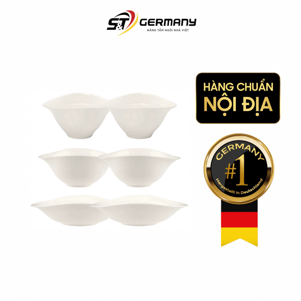 Set 6 bát đĩa Villeroy & Boch Vapiano made in Germany