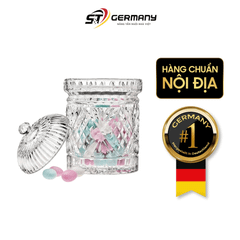 Hũ đưng kẹo, bánh quy pha lê Godinger Dublin không màu