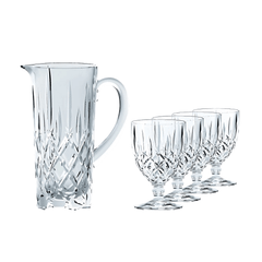 Set 1 bình và 4 ly Nachtmann Noblesse 102387 Transparent