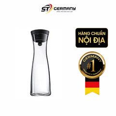 Bình nước thủy tinh WMF Basic 1L nắp đen