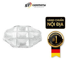 Đĩa Diamante Octagonal Clear 33x33cm IVV