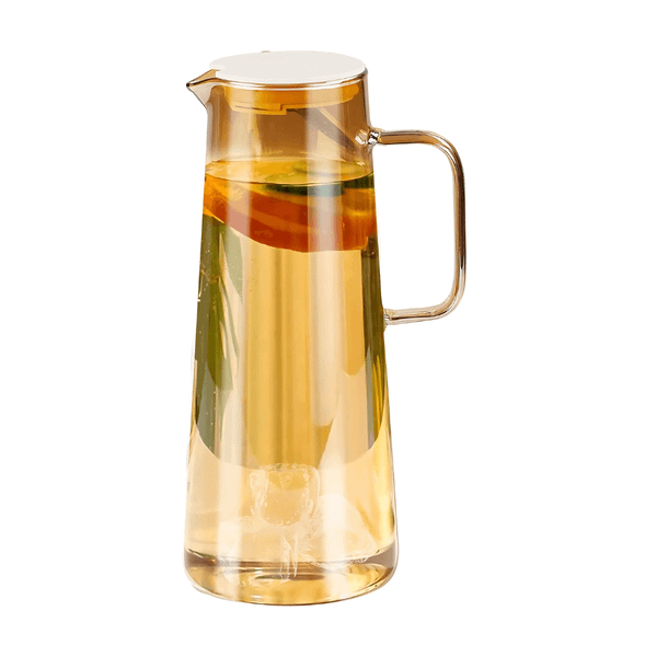 Bình đựng nước thủy tinh Sodasweet Germany 1,8L có tay cầm màu hổ phách