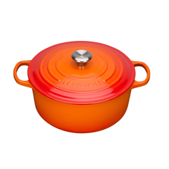 Nồi gang Le Creuset 24cm màu cam orange