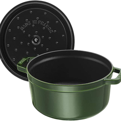 Nồi tròn STAUB Cocotte B-GR 22cm màu xanh lá