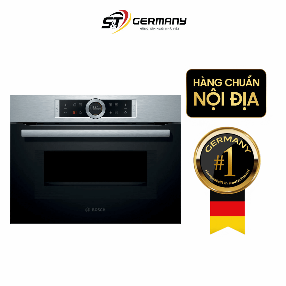 Lò nướng kèm vi sóng BOSCH CMG633BS1 serie 8