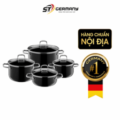 Bộ nồi SILIT ELEGANCE 4 món màu đen made in Germany