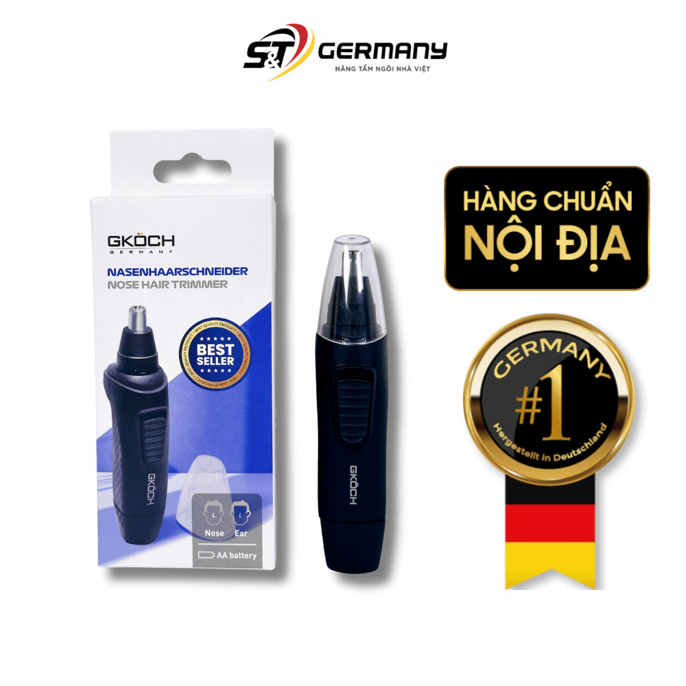 Máy tỉa lông mũi GKÖCH màu đen