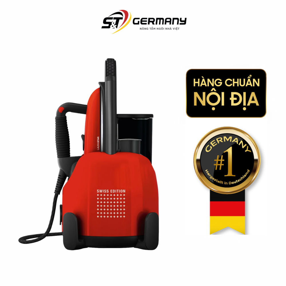 Bàn là hơi nước Laurastar Lift Swiss Edition made in EU màu đỏ