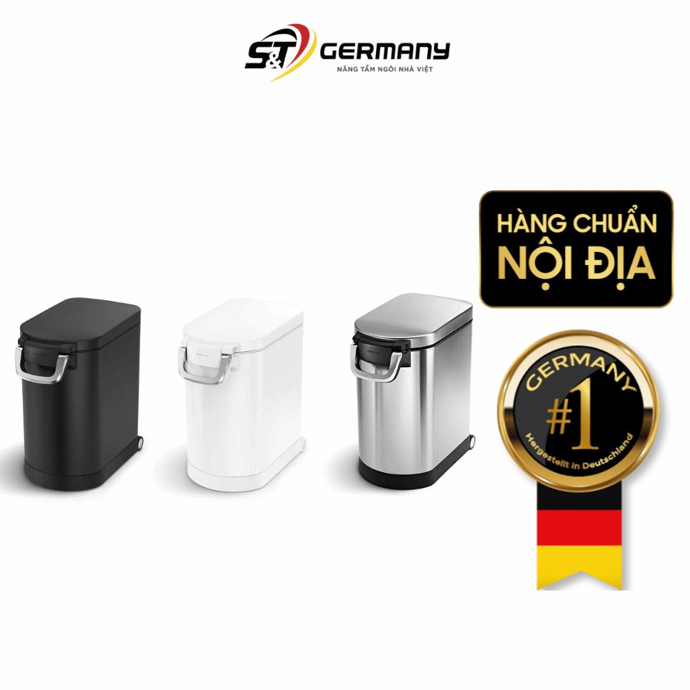 Thùng gạo cao cấp Simplehuman nội địa Đức