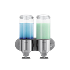 Set 2 bình đựng dầu gội, sữa tắm treo tường Simplehuman
