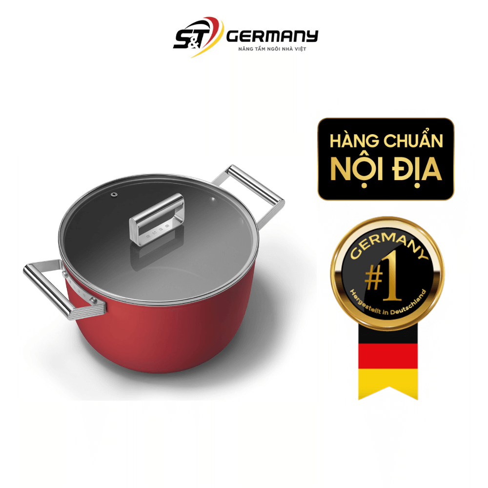 Nồi SMEG CKFC2611RDM 26cm màu đỏ