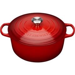 Nồi gang Le Creuset 20cm màu đỏ cherry