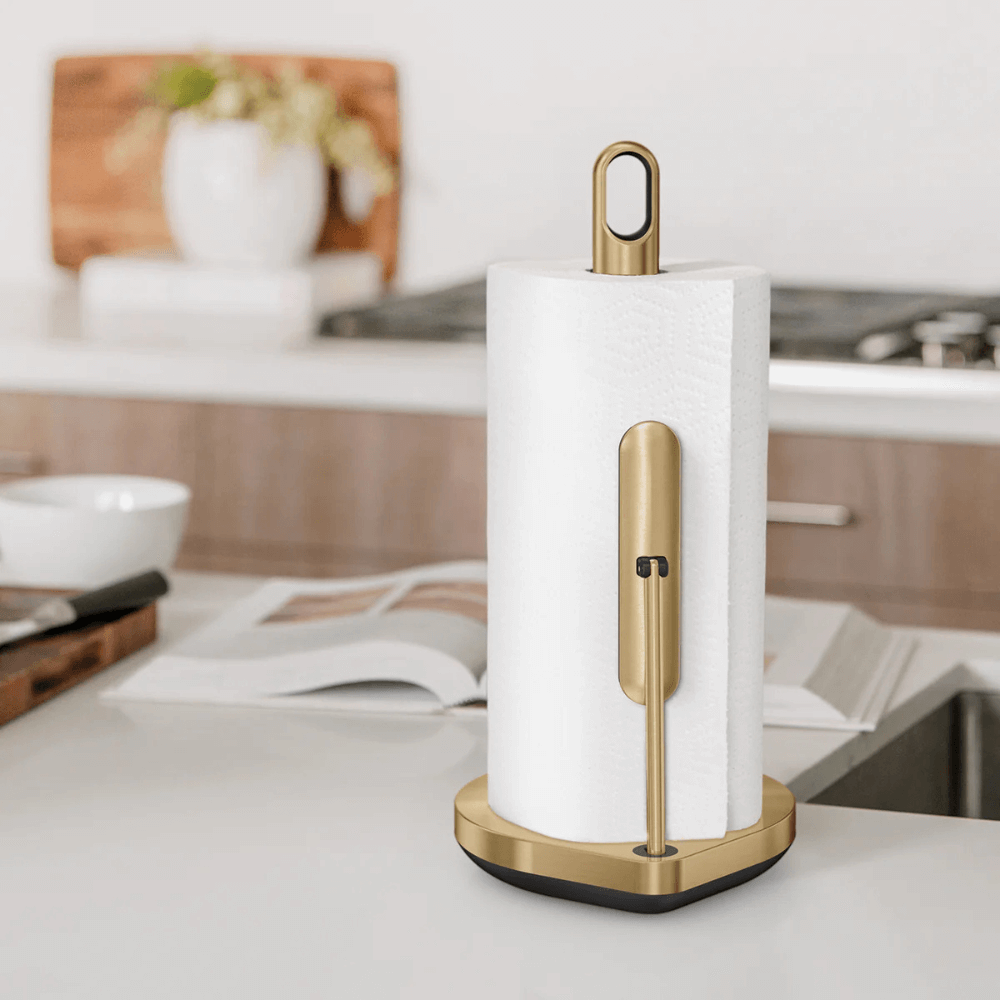 Dụng cụ để giấy nhà bếp Simplehuman màu vàng