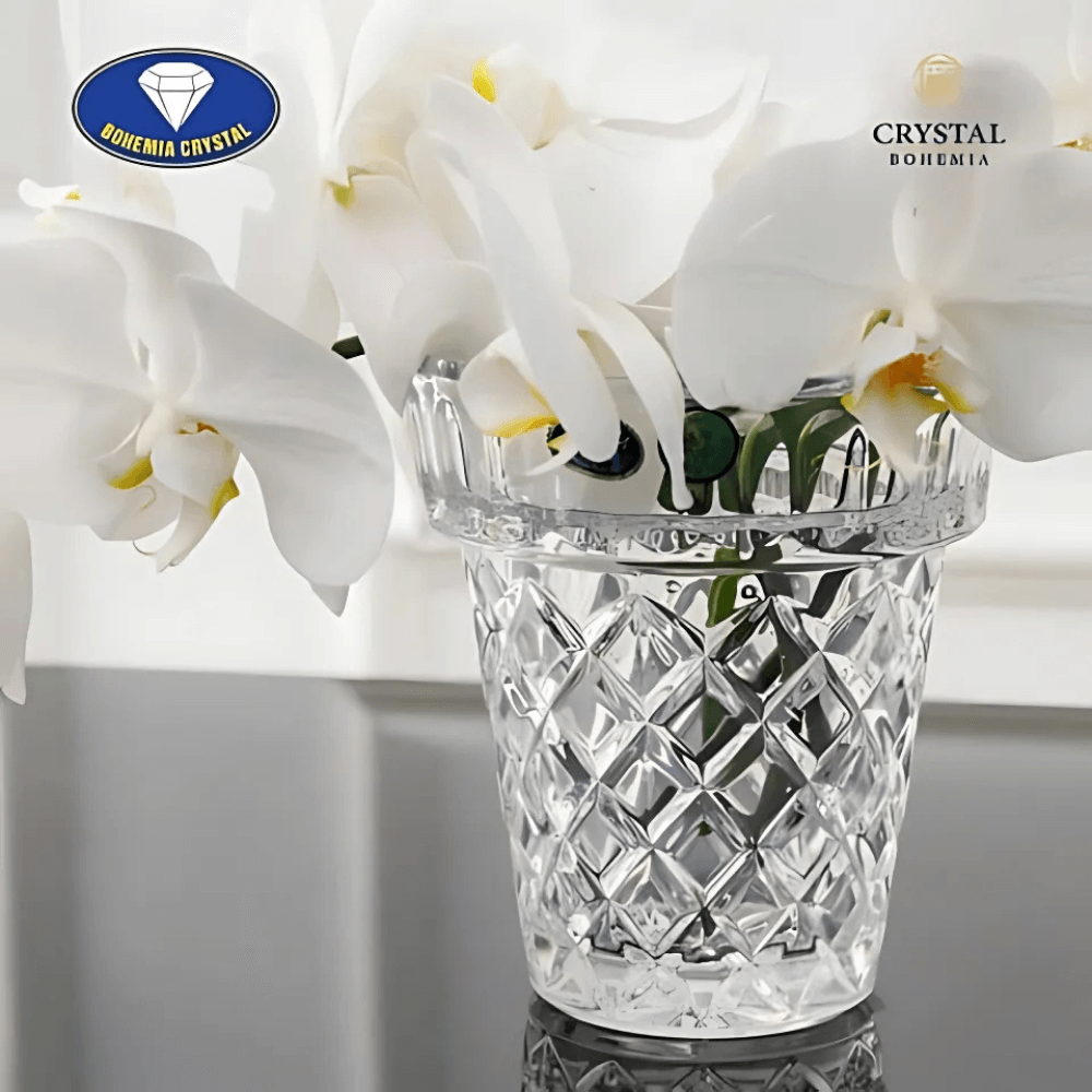 Lọ hoa Diamond Classic 17cm Crystal Bohemia
