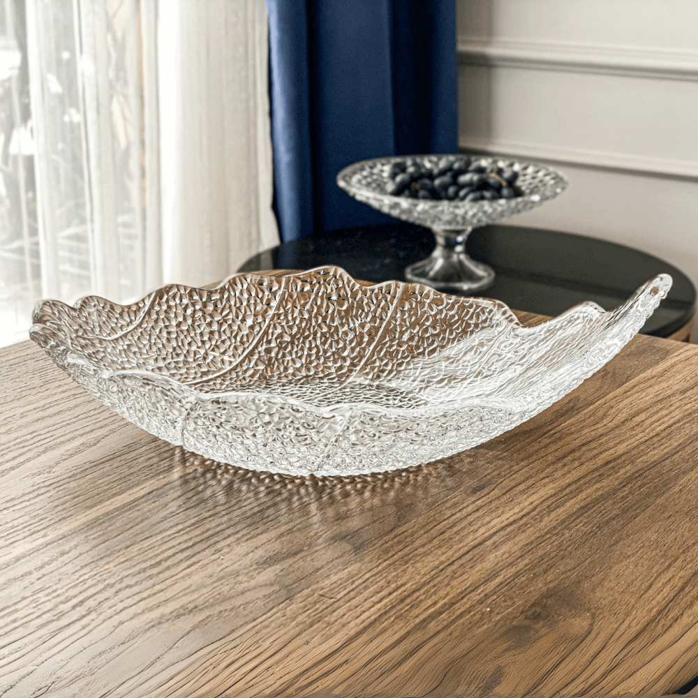 Đĩa Centrepiece Madagascar trắng 57x37.5cm IVV 6551.1