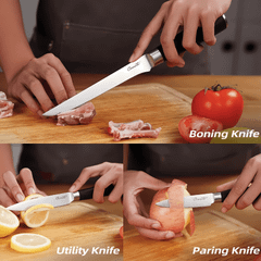 Bộ hộp quà set dao cao cấp 6 món Ciwete