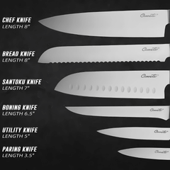 Bộ hộp quà set dao cao cấp 6 món Ciwete