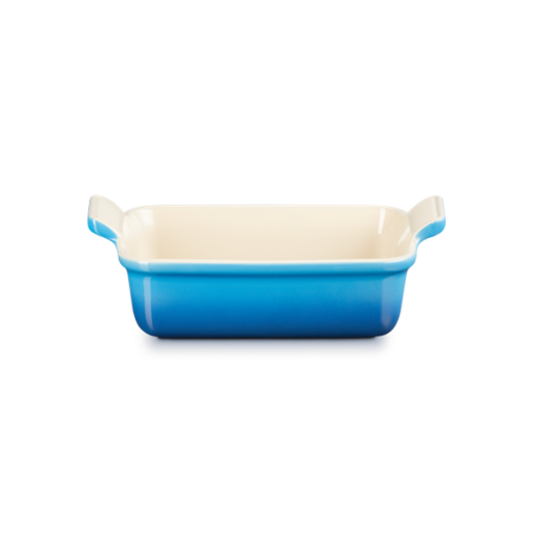 Thố nướng hình chữ nhật Le Creuset 19 x 13cm màu xanh marseille