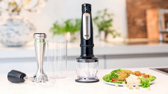 Bộ máy xay đa năng cầm tay Braun MQ7025X – 1000 W – màu đen