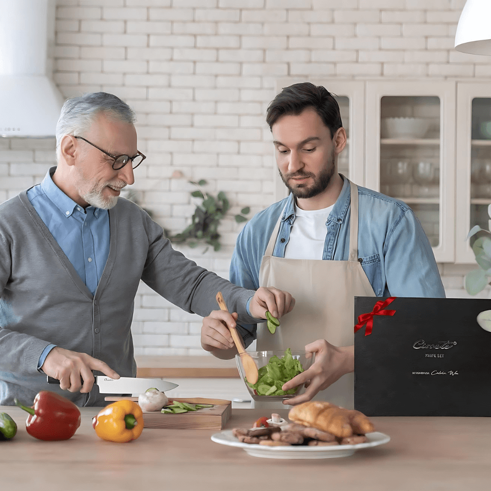 Bộ hộp quà set dao cao cấp 6 món Ciwete