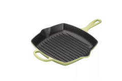 Chảo gang nướng Le Creuset hình vuông 26cm màu xanh chuối