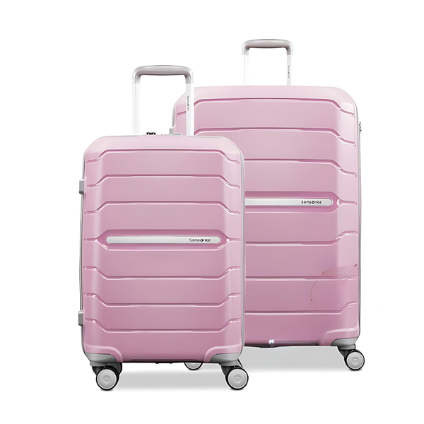 Vali Samsonite Freeform siêu bền size 20 màu hồng nội địa Đức