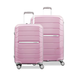 Vali Samsonite Freeform siêu bền size 20 màu hồng nội địa Đức