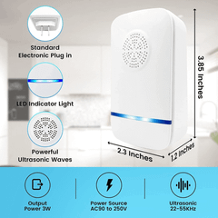 Set 6 máy đuổi muỗi cắm điện Ultrasonic