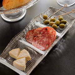 Khay chữ nhật 3 ngăn 33x14 All In One IVV