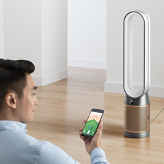 Quạt không cánh kèm lọc không khí DYSON Purifier Cool PC2 TP12 màu xám niken