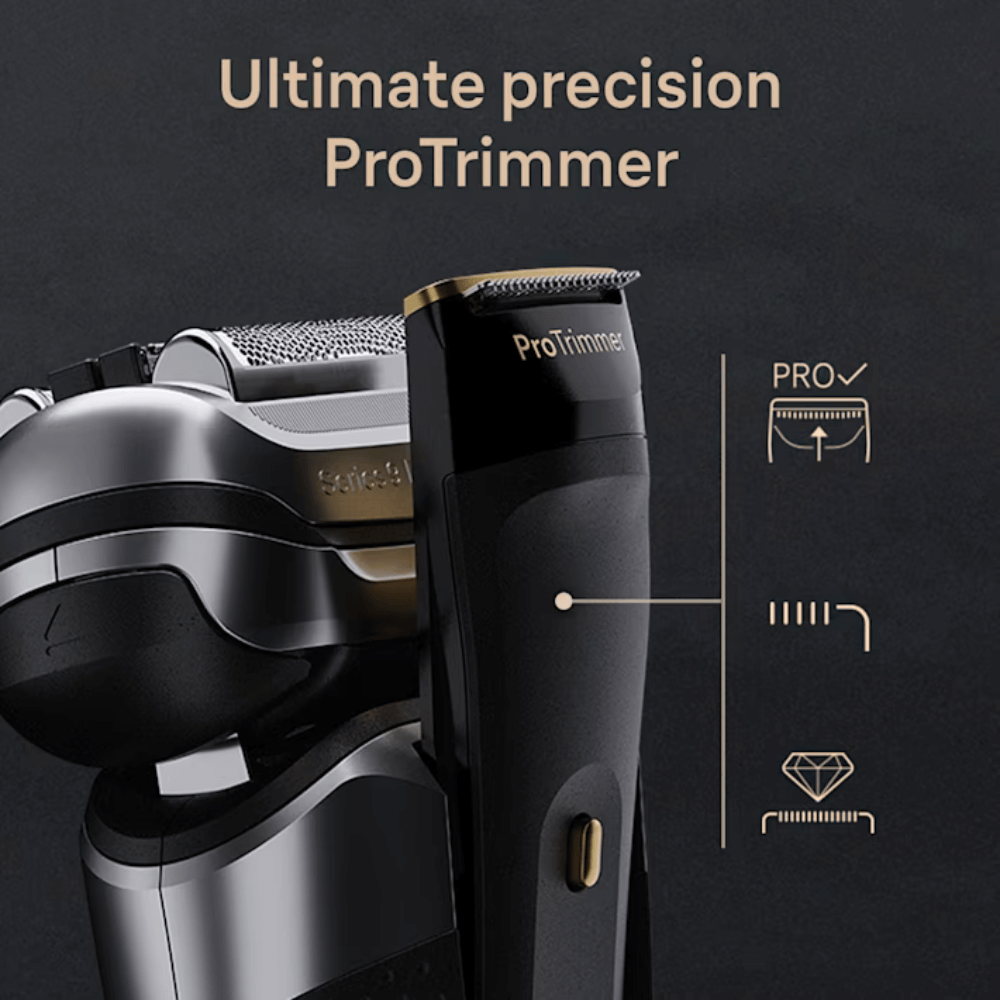 Máy cạo râu Braun Series 9 Pro+ 9569cc made in Germany (màu vàng Gold)