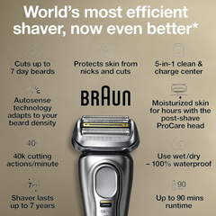 Máy cạo râu BRAUN Series 9 Pro 9487cc-V made in Germany